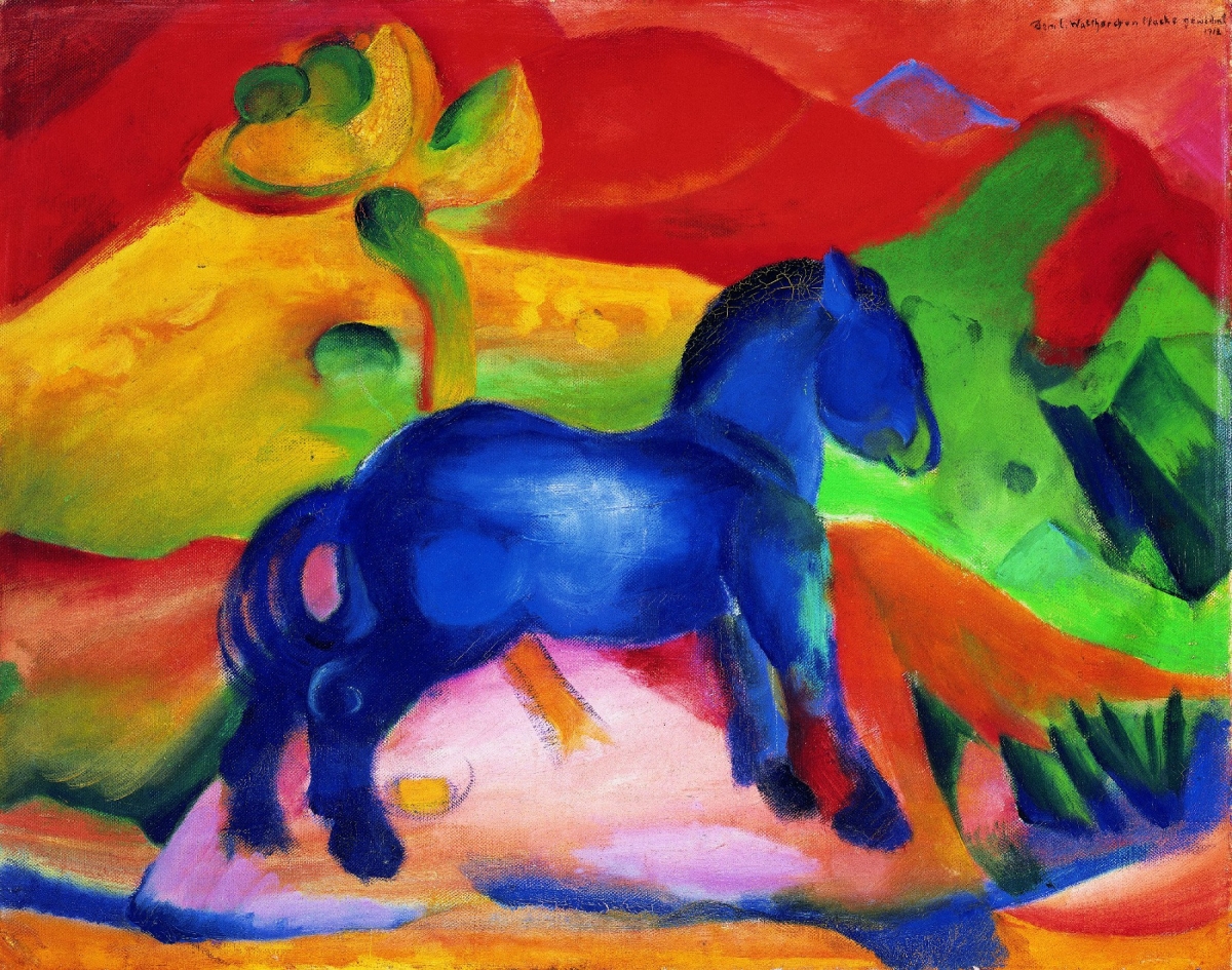 Franz Marc, Das blaue Pferdchen, 1912