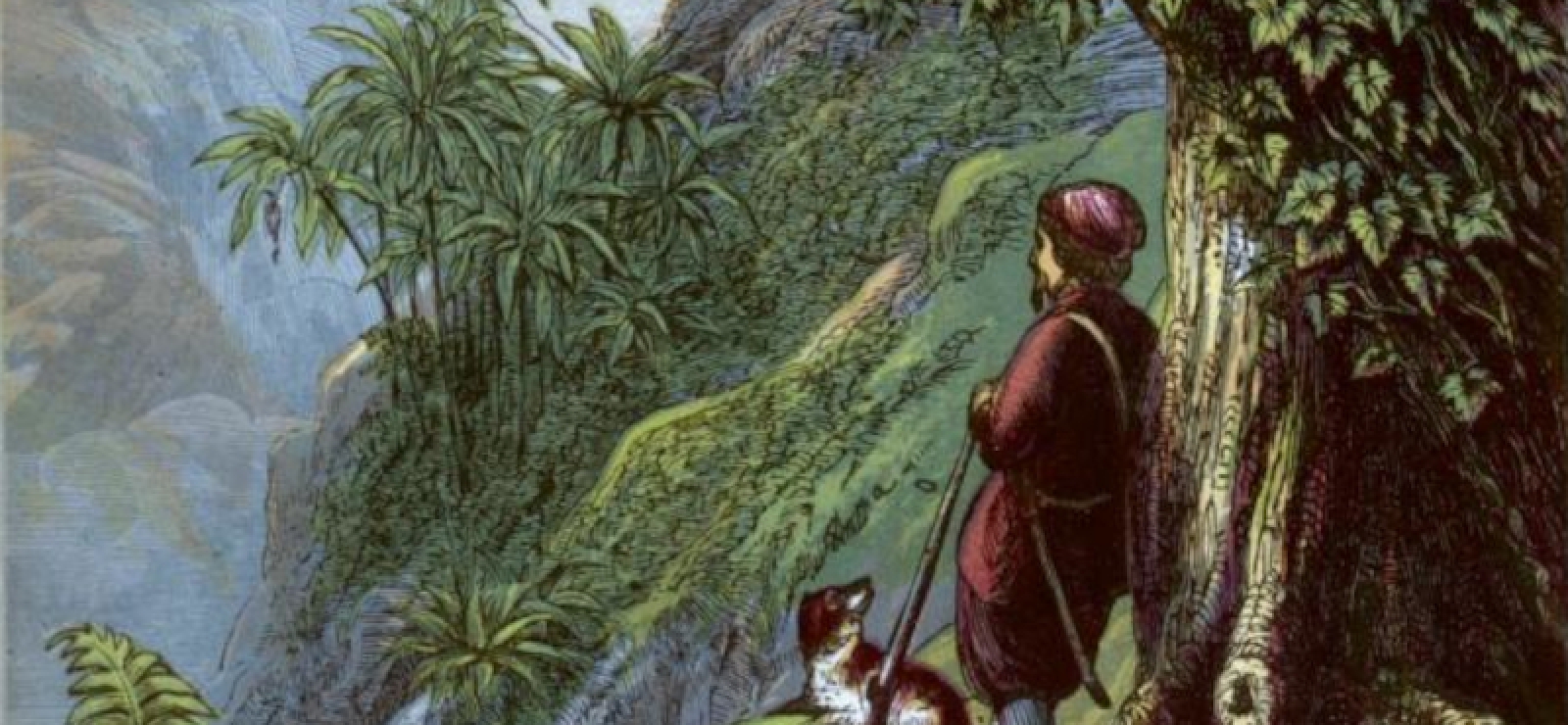 Illustration du Robinson Crusoe de 1865 par Groombridge and Sons edition