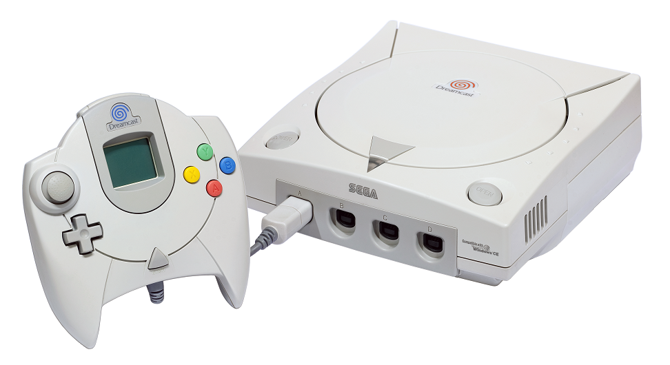 Une console Dreamcast de Sega